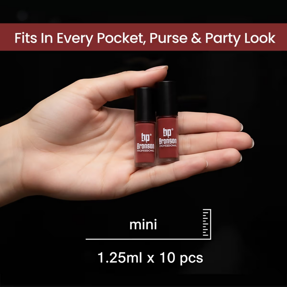 Bronson Professional Silky Mousse Liquid Matte Lipstick | Grocsy
