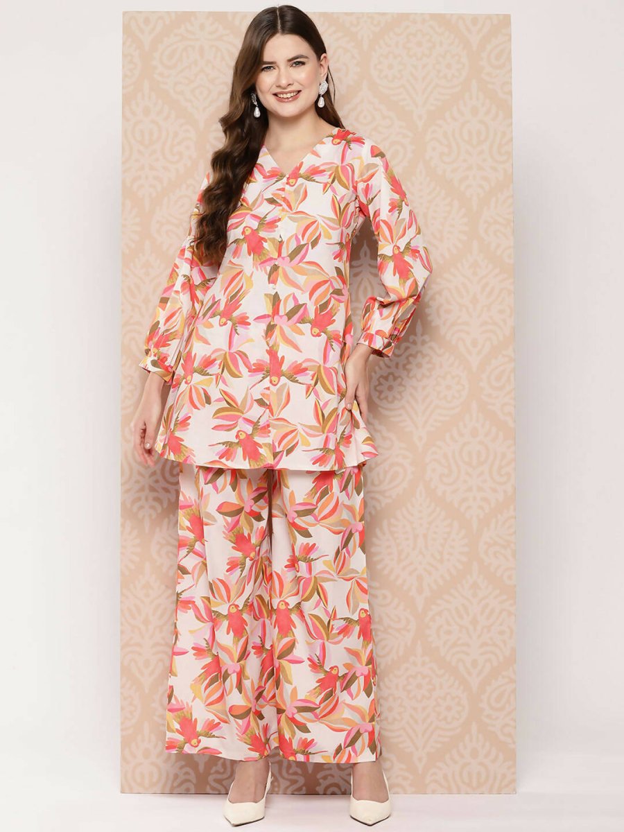 Ahalyaa Women's Traditional Wear Co-ods - Multi | Grocsy