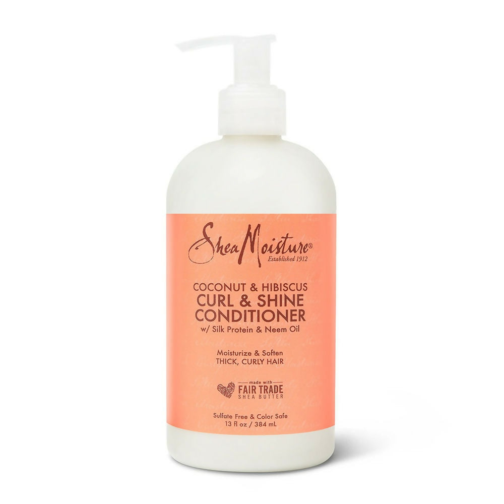 Shea Moisture Coconut & Hibiscus Curl & Shine Conditioner | Grocsy