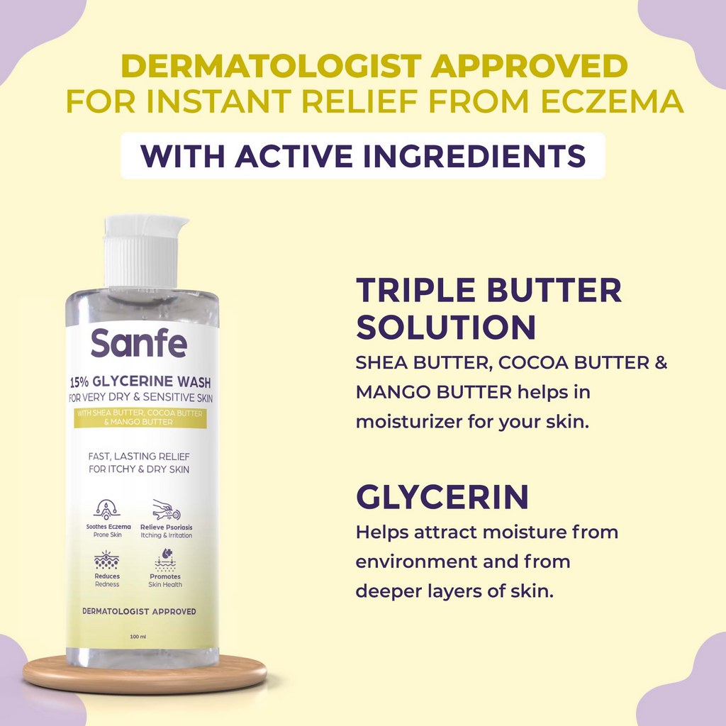Sanfe Eczema Relief Wash For Very Very Dry Skin | Grocsy