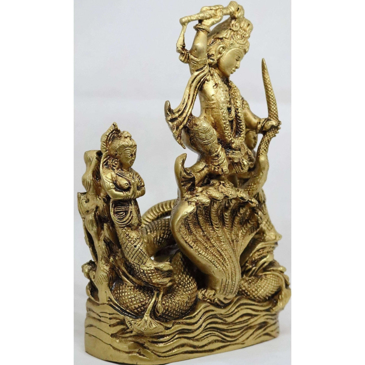 Chahat Premium Living Brass Kalika Krishna | Grocsy