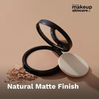Pilgrim Pure Ivory Matte Finish Compact Powder Absorbs Oil, Conceals & Gives Radiant Skin | Grocsy