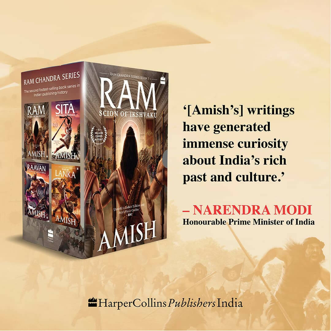 The Ram Chandra Series: Boxset of 4 Books by Amish Tripathi | Grocsy