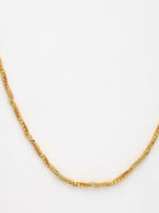 NVR Women Gold Plated Handcrafted Minimal Chain | Grocsy