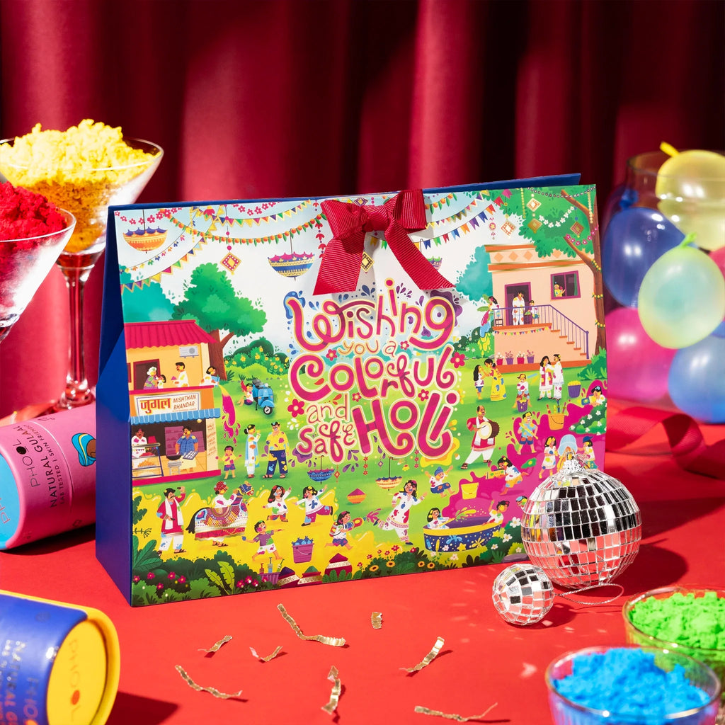 Phool Holi Celebrations Gift Box | Grocsy