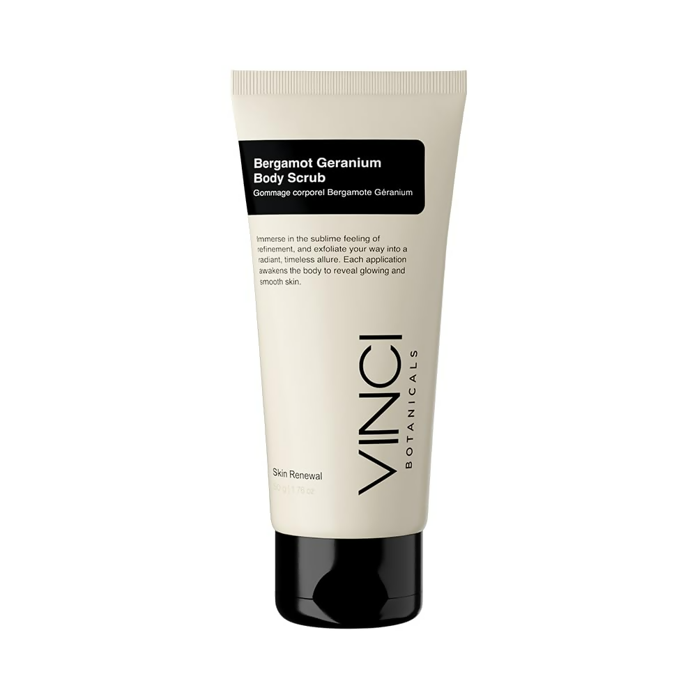 Vinci Botanicals Bergamot Geranium Body Scrub | Grocsy