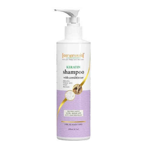 Aaryanveda Keratin Shampoo With Conditioner | Grocsy