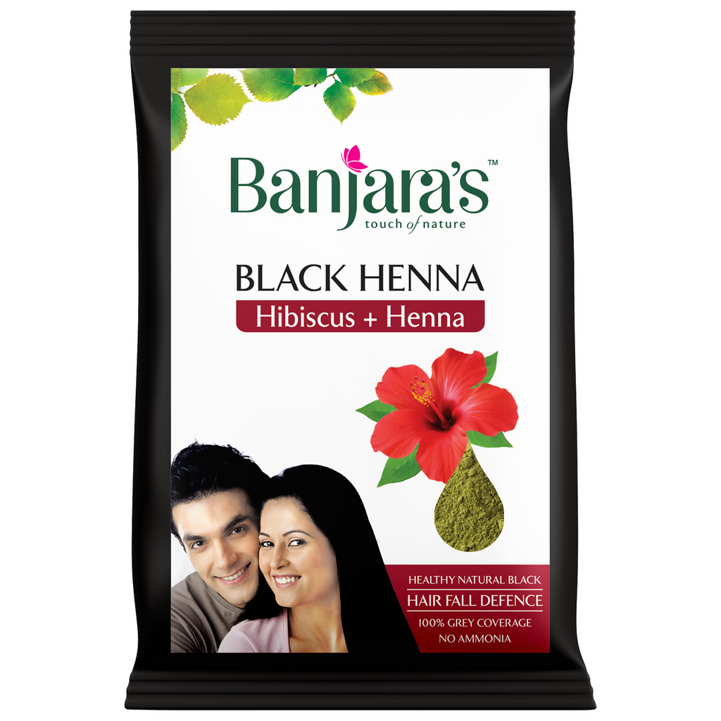 Banjara's Black Henna with Hibiscus | Grocsy