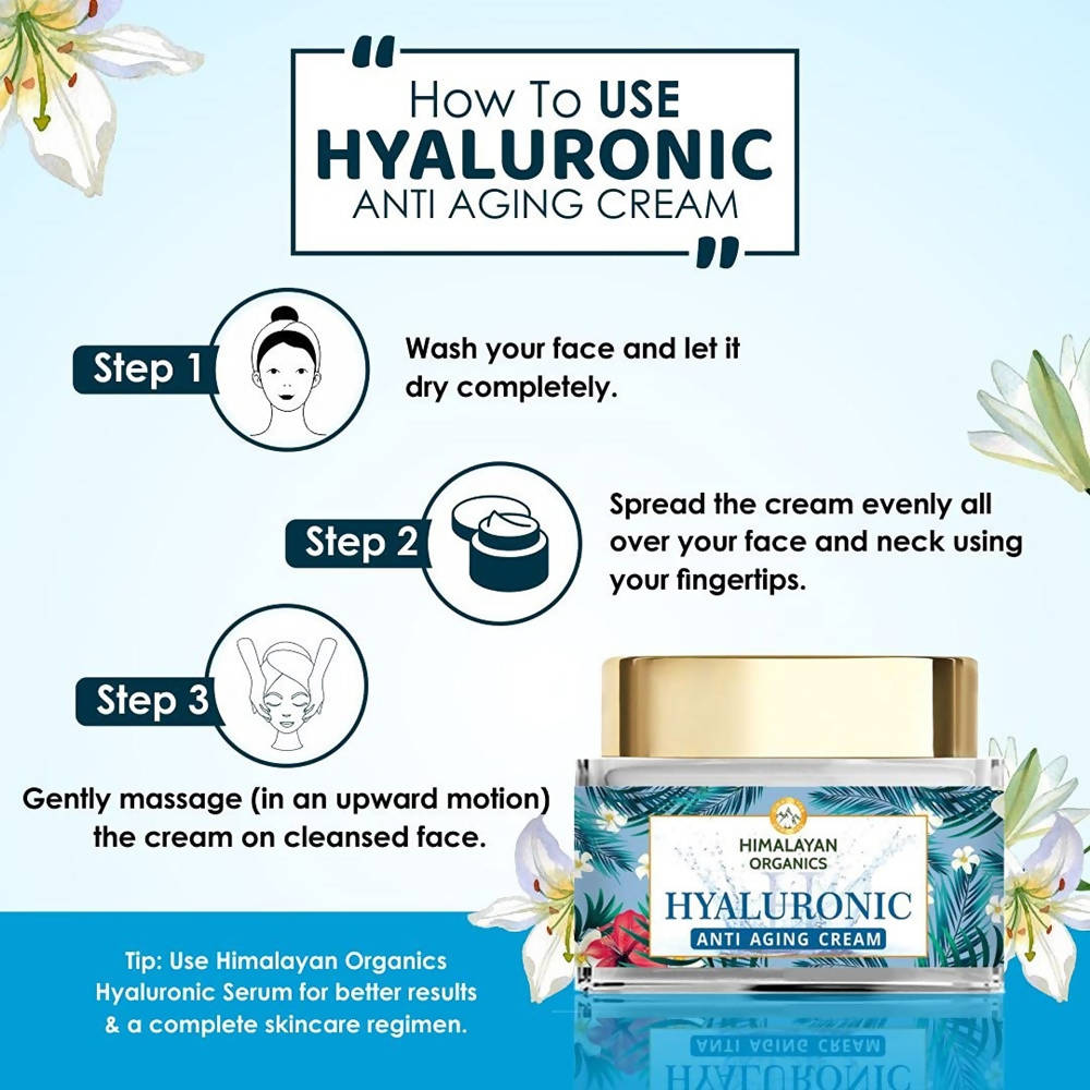 Himalayan Organics Hyaluronic Anti Aging Cream | Grocsy