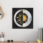 Tehzeeb Creations Golden Embossed Wall Painting | Grocsy