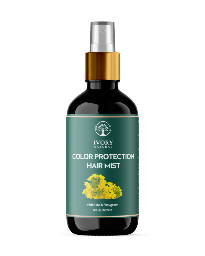 Ivory Natural Color Protection Hair Mist - Locks In Vibrant Hues, Adds Luminous Shine | Grocsy