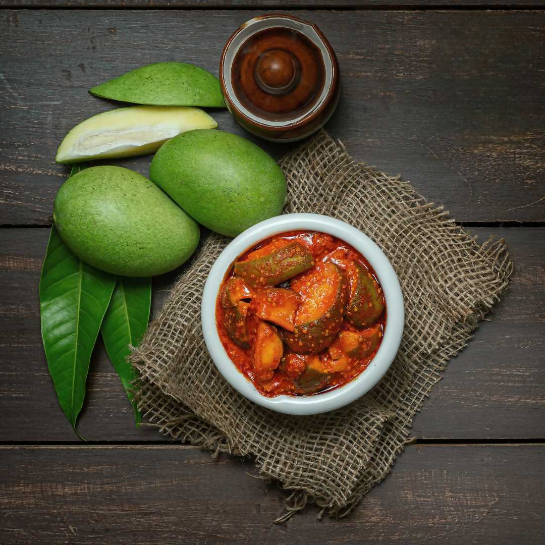 Sreshta Farms Spicy Mango Pickle | Grocsy