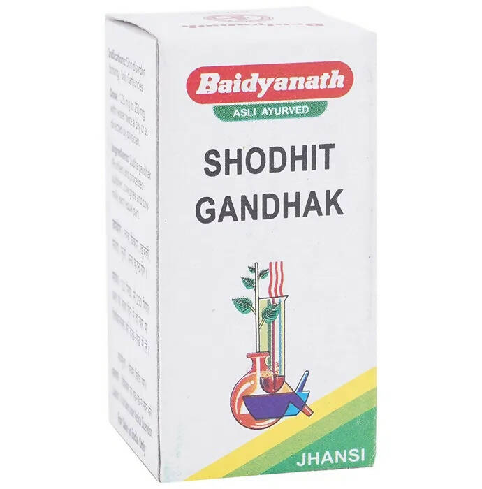 Baidyanath Jhansi Shodhit Gandhak Powder | Grocsy