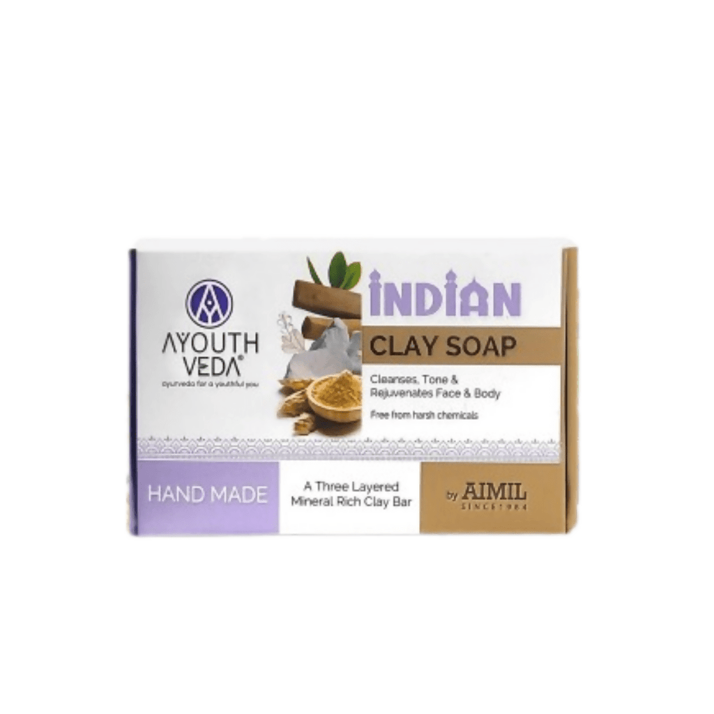 Ayouthveda Handmade Indian Clay Soap | Grocsy