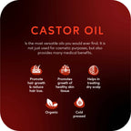 Careberry Organic Hexane-Free Organic Castor Oil For Hair, Face & Body | Grocsy