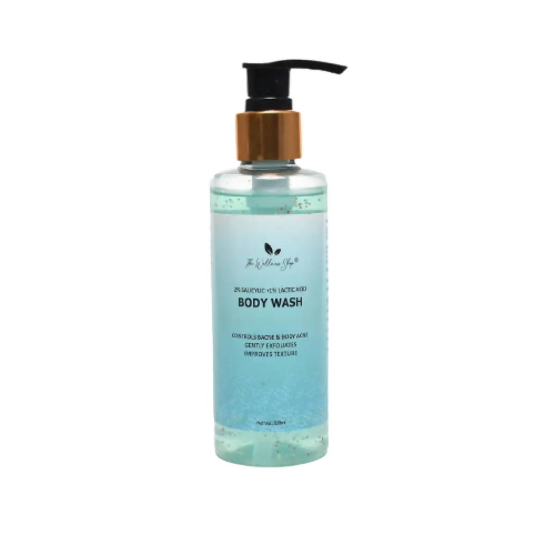 The Wellness Shop 2% Salicylic+1% Lactic Acid Body Wash | Grocsy
