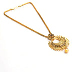Mominos Fashion Johar Kamal Gold-Polished Brass Finish Long Necklace For Women (Golden) | Grocsy