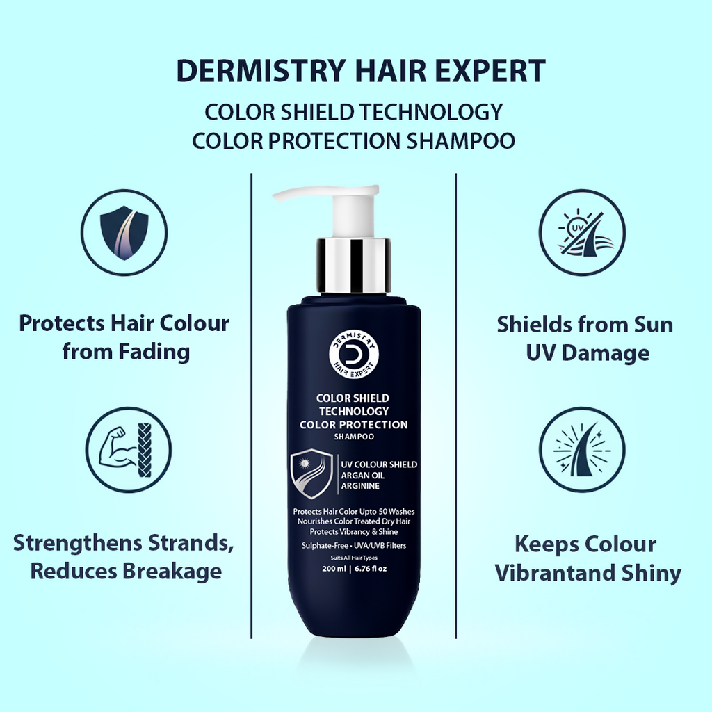 Dermistry Color Shield Technology Sulphate-Free Shampoo | Grocsy