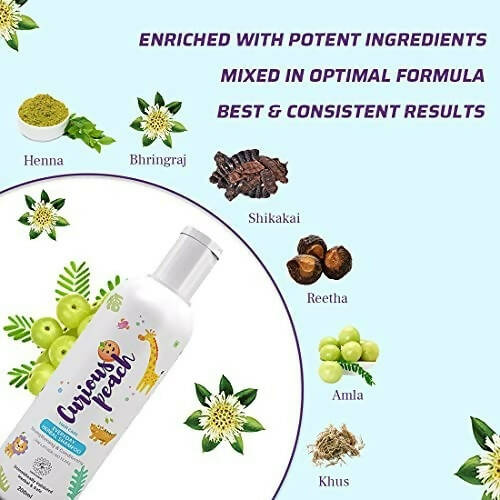 Curious Peach Everyday Herbal Shampoo | Grocsy