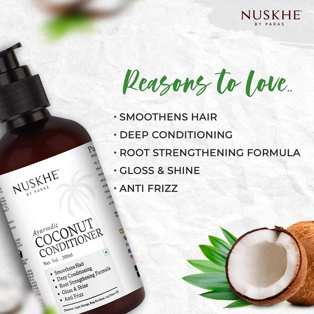 Nuskhe By Paras Ayurvedic Coconut Conditioner | Grocsy