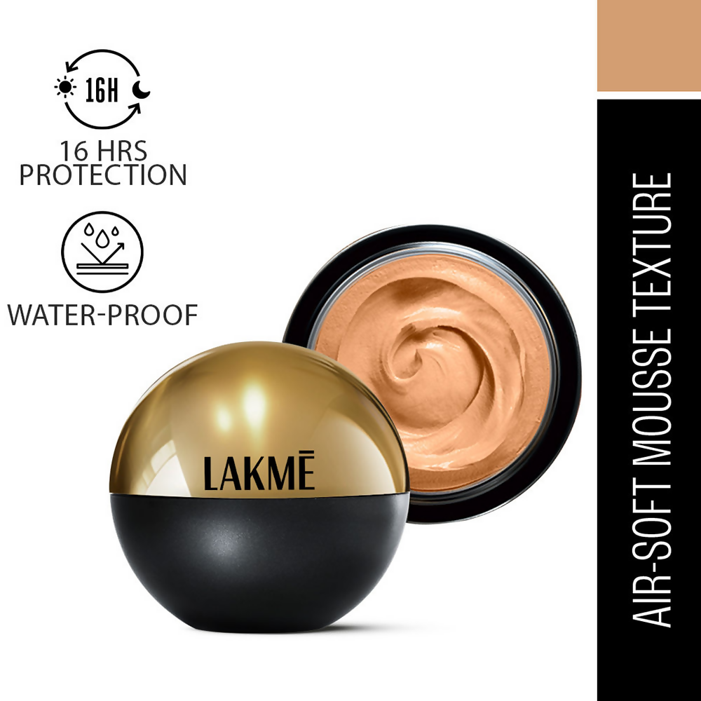 Lakme Xtraordin-Airy Mattereal Mousse Foundation - 05 Beige Honey | Grocsy