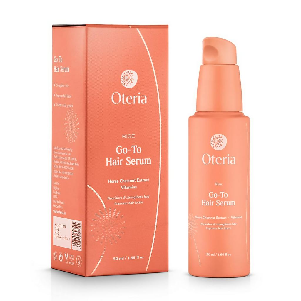 Oteria Go-To Hair Serum Premium Anti Frizz Hair Serum - Enriched with B-Vitamins & Niacinamide | Grocsy