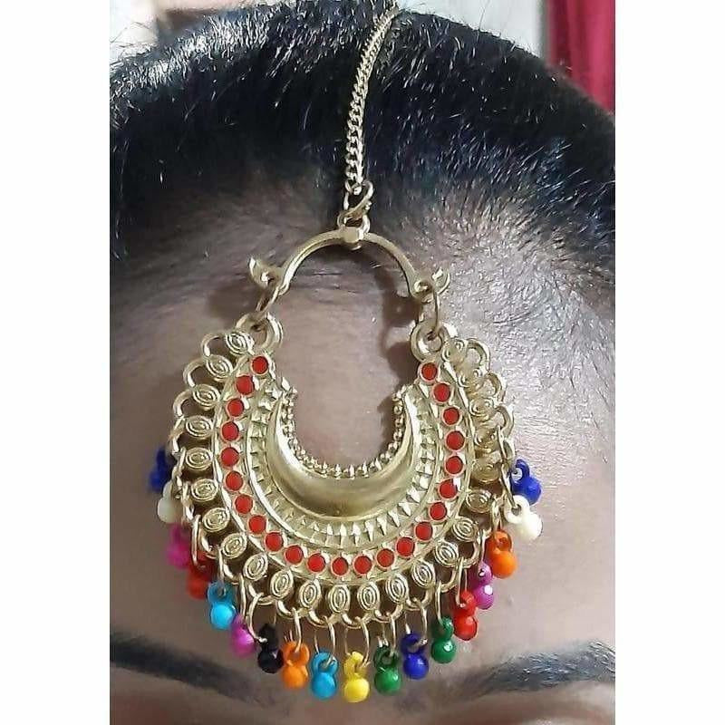 Multicolor Maang Tikka For Weddings | Grocsy