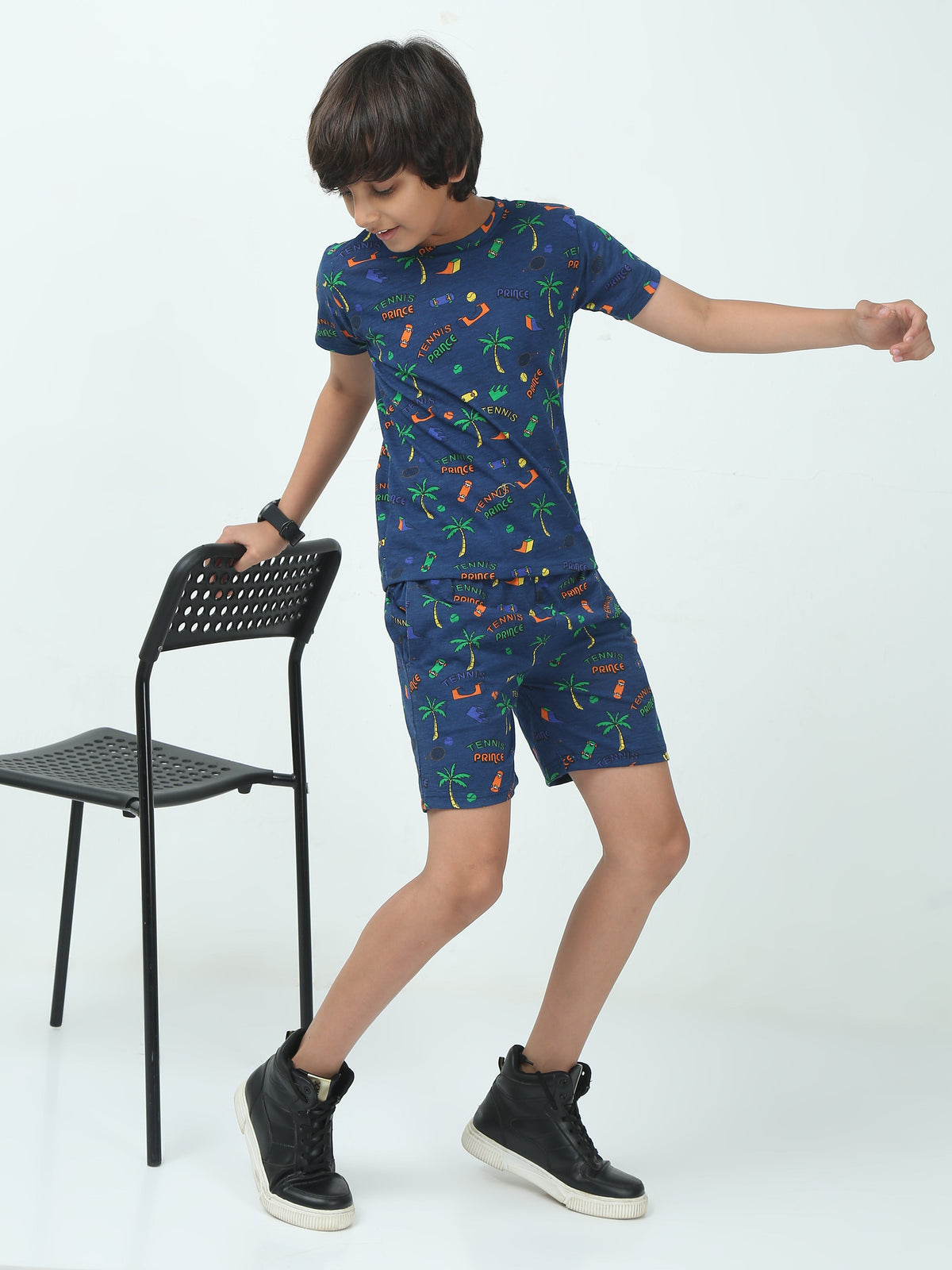 Chilins Kids Boys Girls Cotton Co-ord set Printed | Grocsy