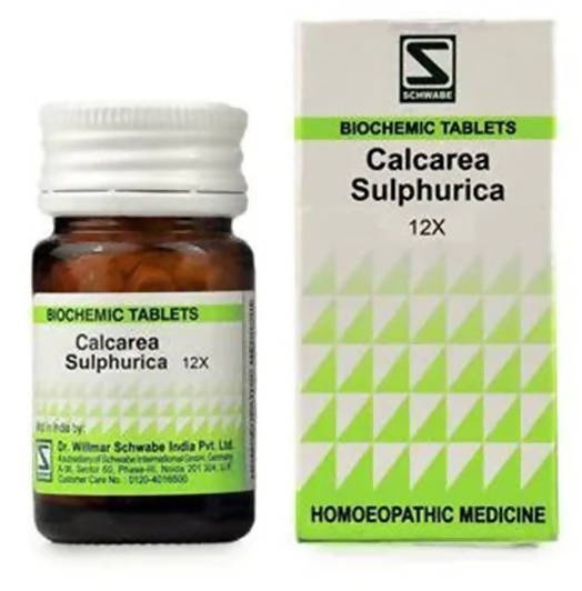 Dr. Willmar Schwabe India Calcarea Sulphurica Biochemic Tablets | Grocsy