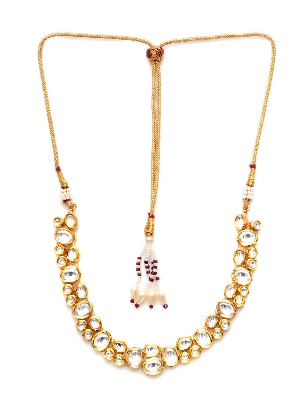 Kundan Neckpiece (Gold) - Ruby Raang | Grocsy