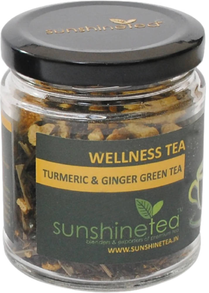 Sunshine Tea Turmeric & Ginger Green Tea | Grocsy