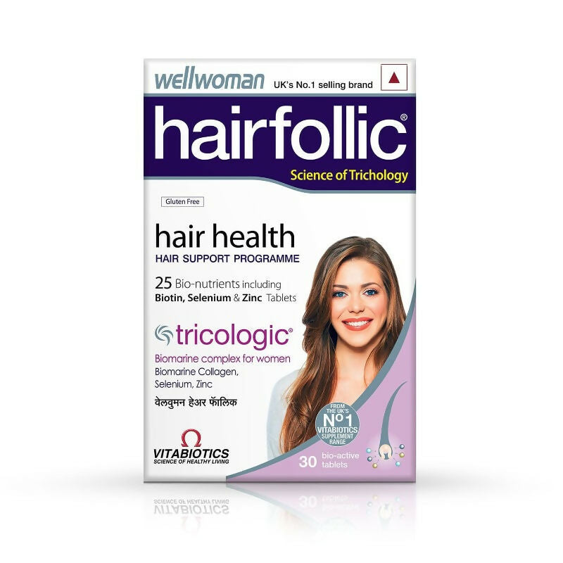 Wellwoman Hairfollic Tablets | Grocsy