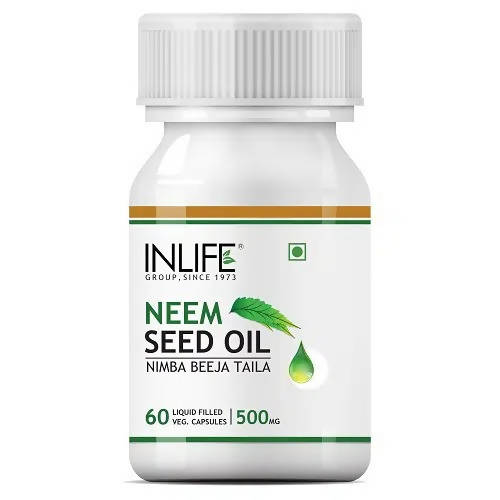 Inlife Neem Seed Oil Capsules | Grocsy