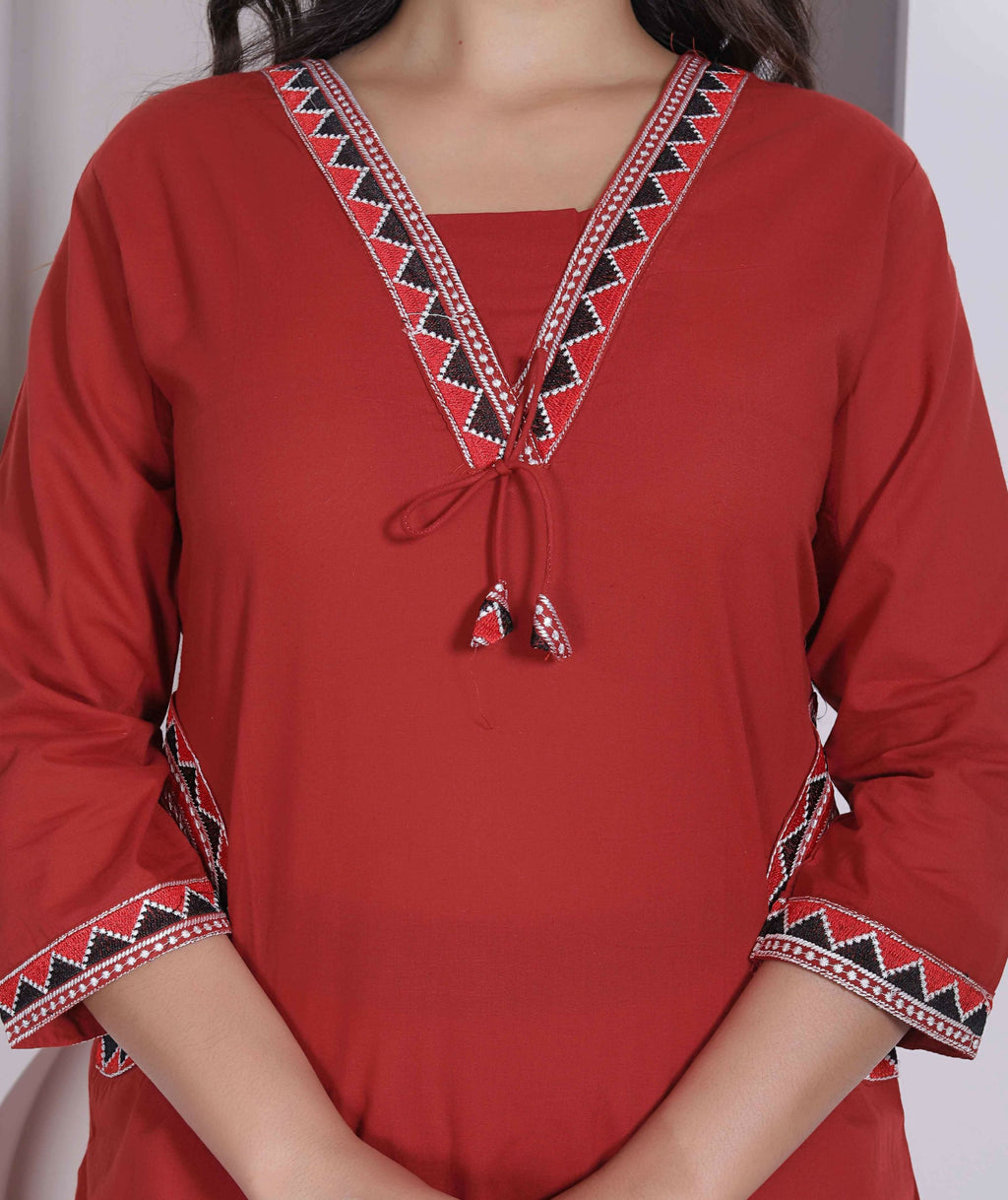 Miravan Womens Brown Straight Kurta Set | Grocsy
