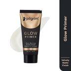 Pilgrim Glow Primer Pore Blurring Matte Finish Vitamin C Infused | Grocsy