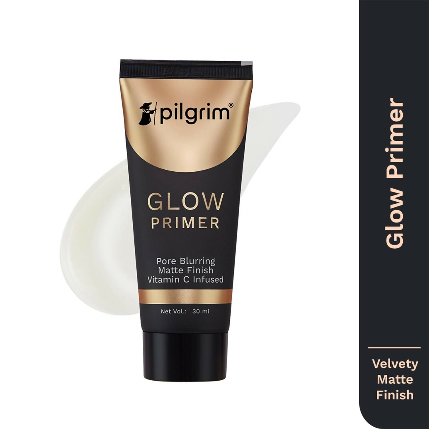 Pilgrim Glow Primer Pore Blurring Matte Finish Vitamin C Infused | Grocsy