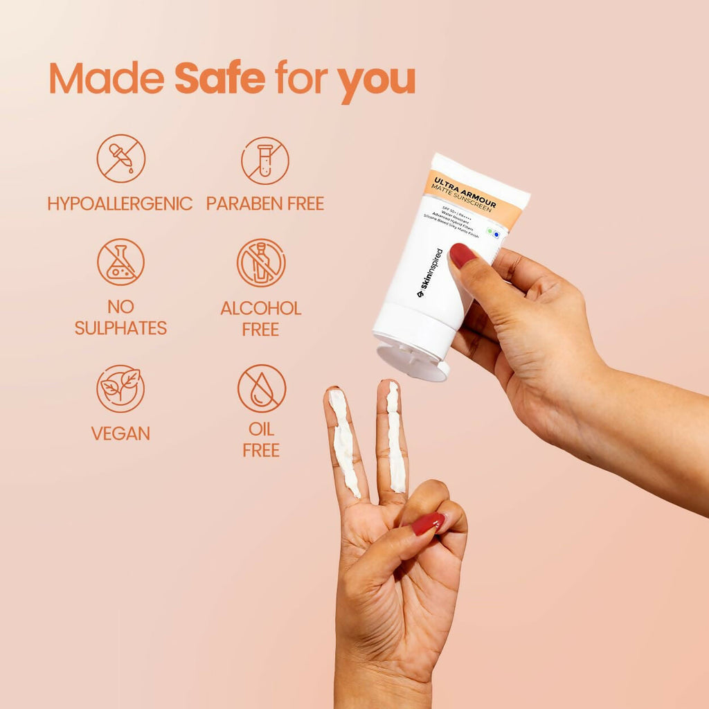 SkinInspired All Skin Ultra Armour Silicone Gel Sunscreen SPF 50+ PA++++ | Grocsy