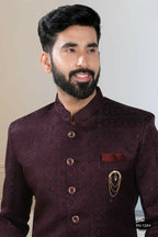 Joban Fashion Men's Wine TR Kurta with Pyjama | Grocsy