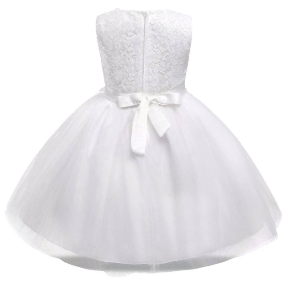 Asmaani Baby Girl's White Colour Designer Frock (AS-DRESS-22091) | Grocsy
