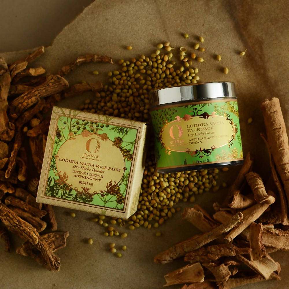 Ohria Ayurveda Lodhra Vacha Face Pack | Grocsy