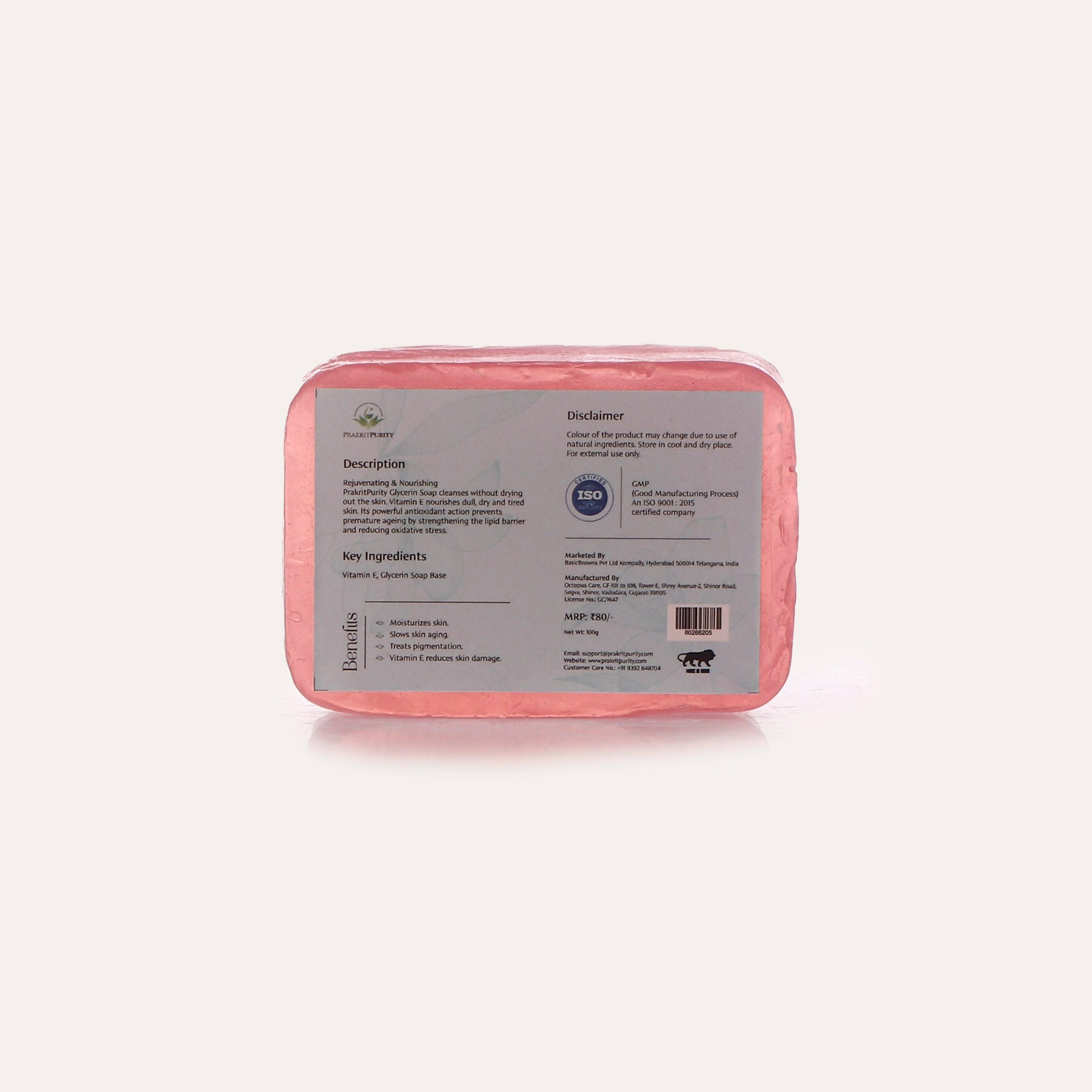 PrakritPurity Vitamin E Handmade Glycerine Soap | Grocsy