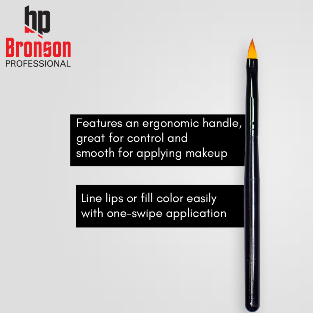Bronson Professional Lip Filler Brush for Precise Lipstick Application & Smooth Lip Makeup | Grocsy