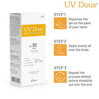 Brinton UV Doux Silicone Sunscreen Gel For Face & Body with SPF 50 PA+++ | Grocsy