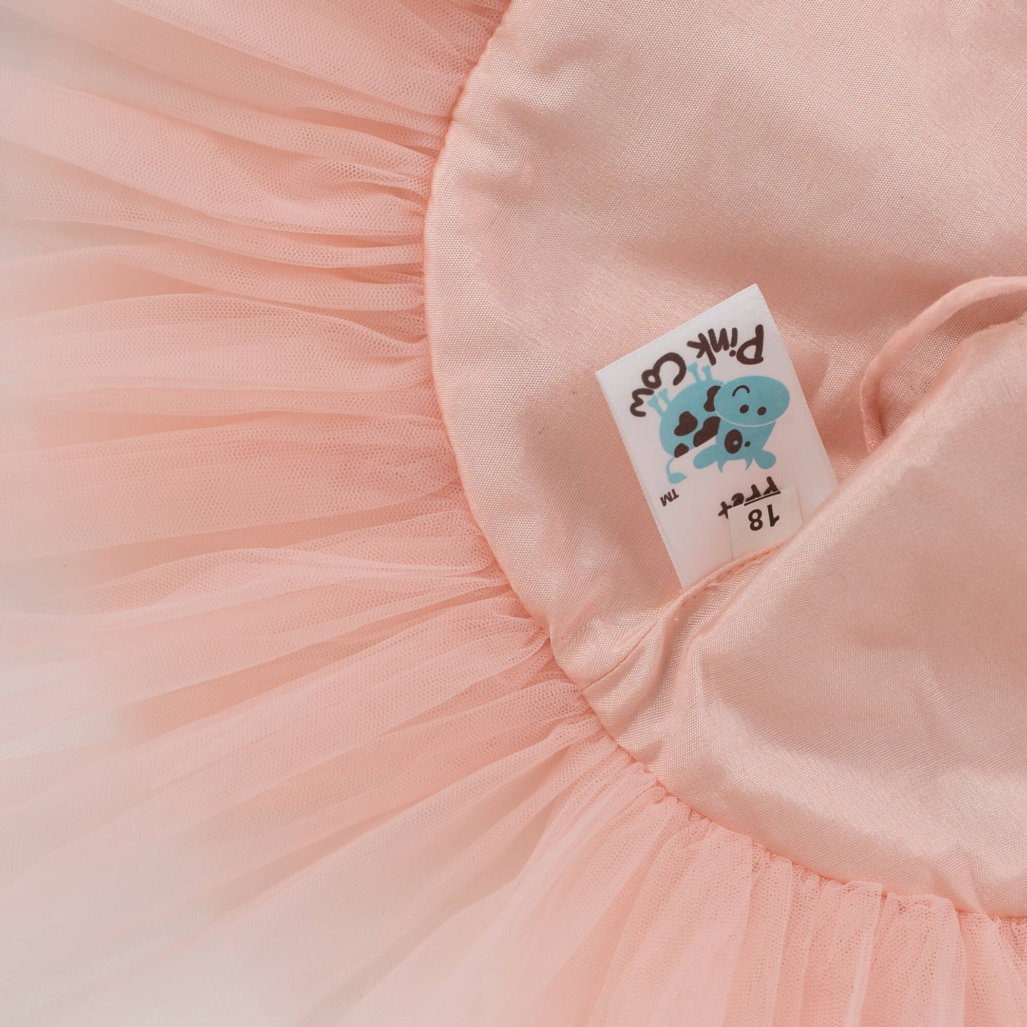 Pink Cow Fashions Peach Shrug With Frill | Grocsy