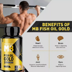 MuscleBlaze Omega 3 Fish Oil Gold Capsules | Grocsy