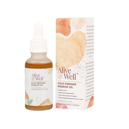 Alive & Well Cold Pressed Rosehip Face Oil | Grocsy