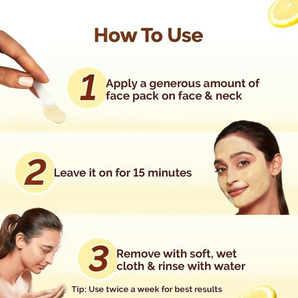 Mamaearth Vitamin C Daily Glow Face Pack with Vitamin C & Turmeric | Grocsy