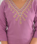 Ethnic Festive Wear Viscose Chanderi Pink Stitched Suit With Dupatta - Tanisha | Grocsy