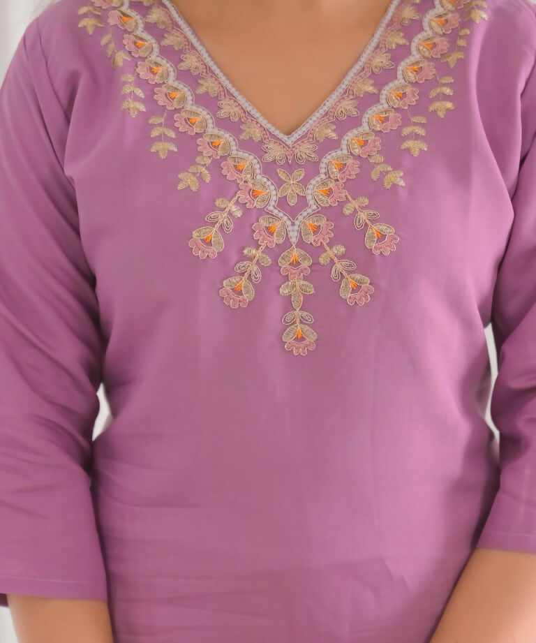 Ethnic Festive Wear Viscose Chanderi Pink Stitched Suit With Dupatta - Tanisha | Grocsy