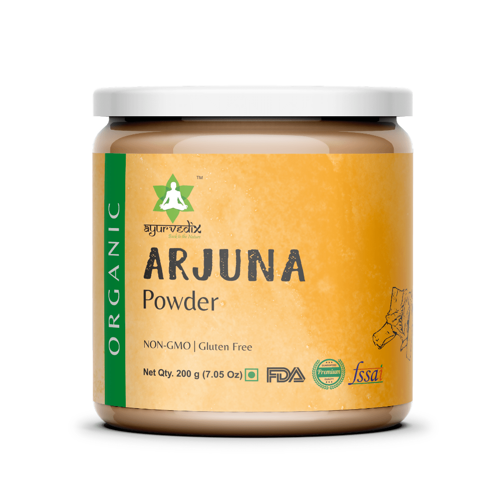 Ayurvedix Pure and Organic Arjuna Powder | Grocsy